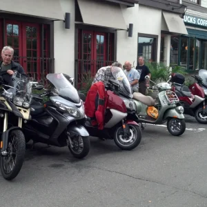 Port Jefferson Scooter Ride, September 21, 2014