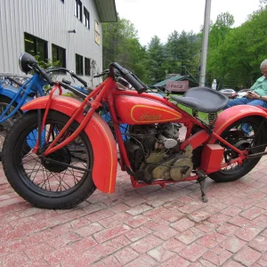 a Nice red bike.