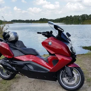 2016 C650 GT with Passenger Backrest Custom Paint: Ruby Red Metallic Clear 