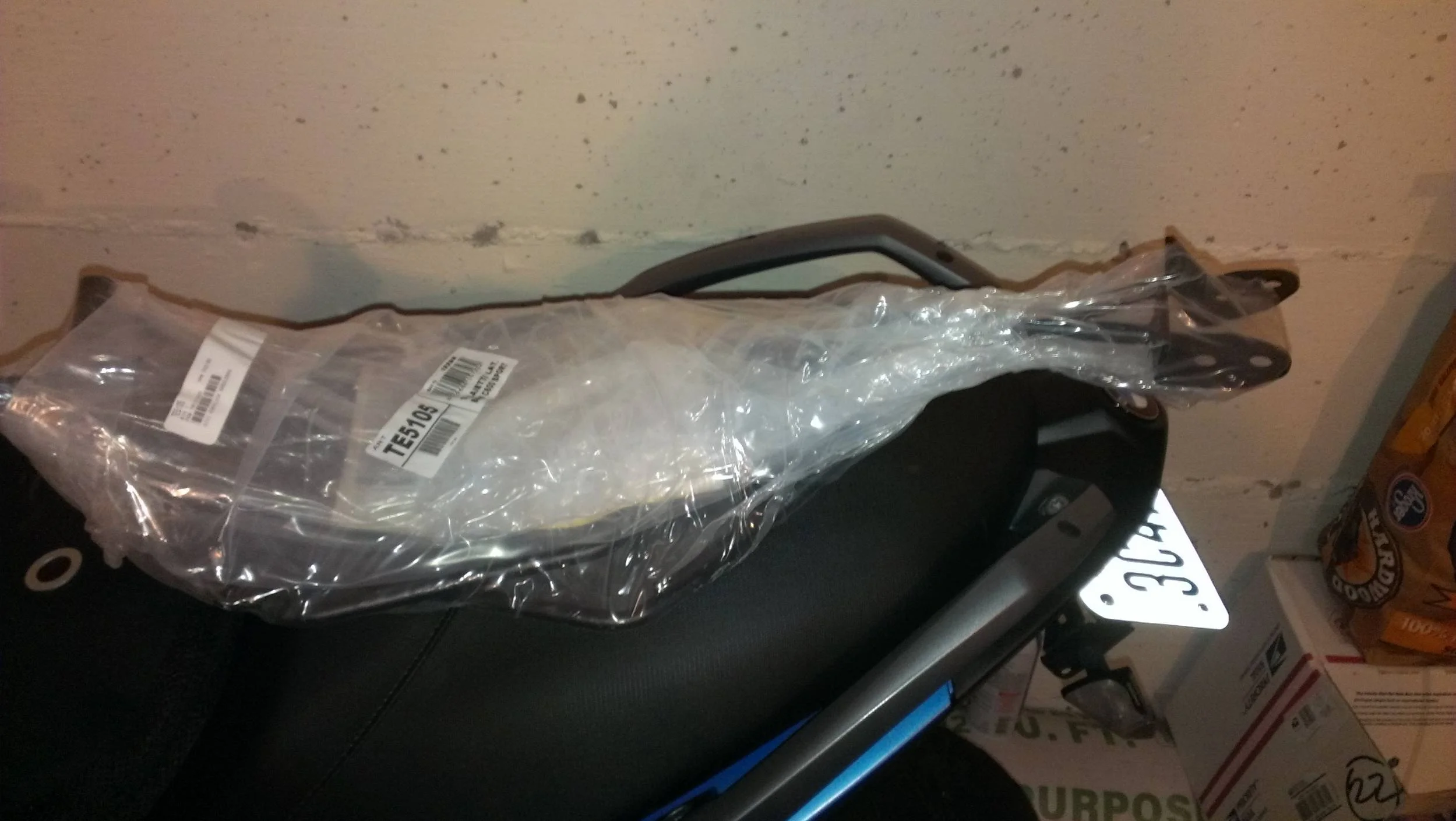 package that arrived in a box